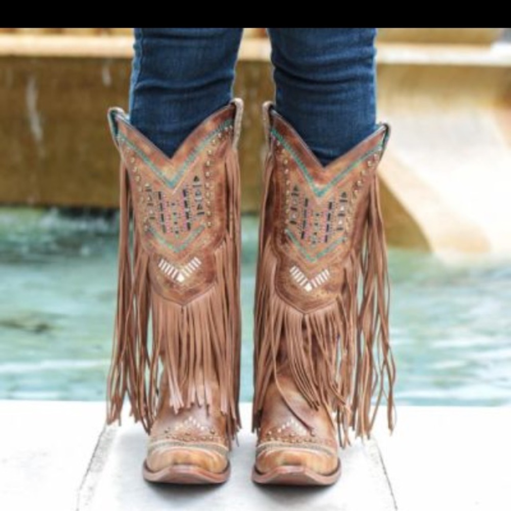 Corral Fringe Boots
